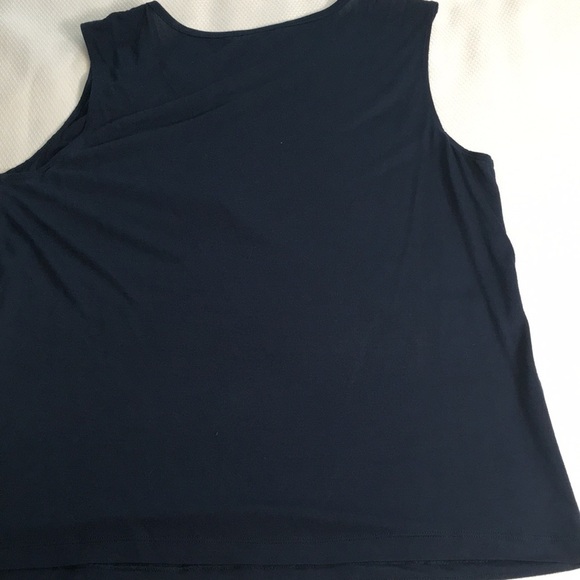 ~3 for $20~ CAbi blue sleeveless top shirt crisscross front - Picture 7 of 7